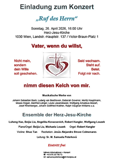 Einladung zum Konzert